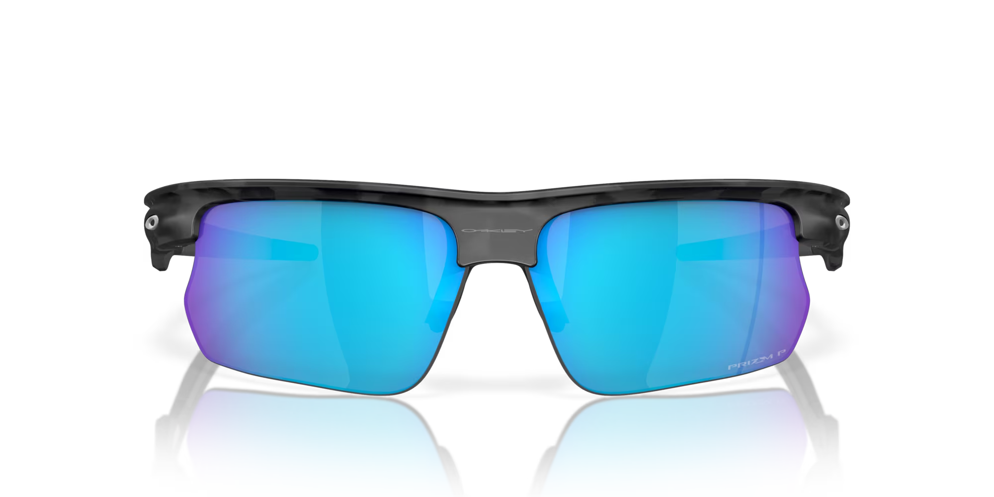 Óculos Oakley Ciclismo BiSphaera Matte Grey Camo/Prizm Sapphire Polarized