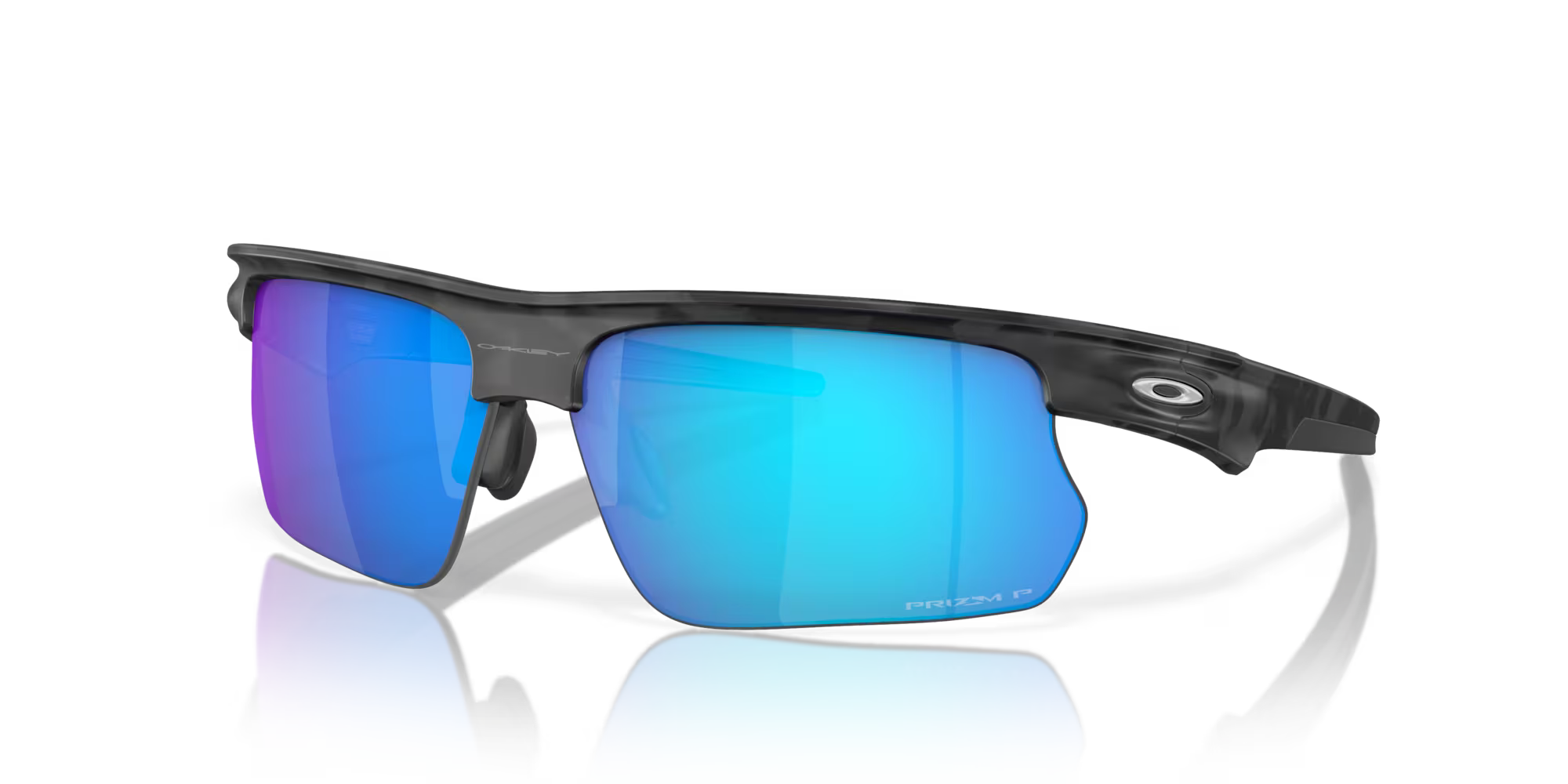Óculos Oakley Ciclismo BiSphaera Matte Grey Camo/Prizm Sapphire Polarized