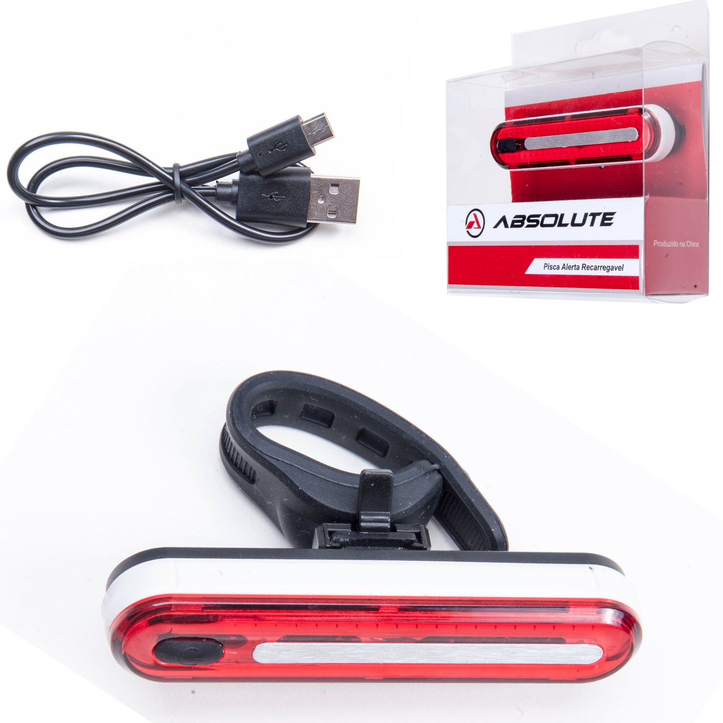 Pisca Traseiro para Bicicleta Absolute JY-6085T