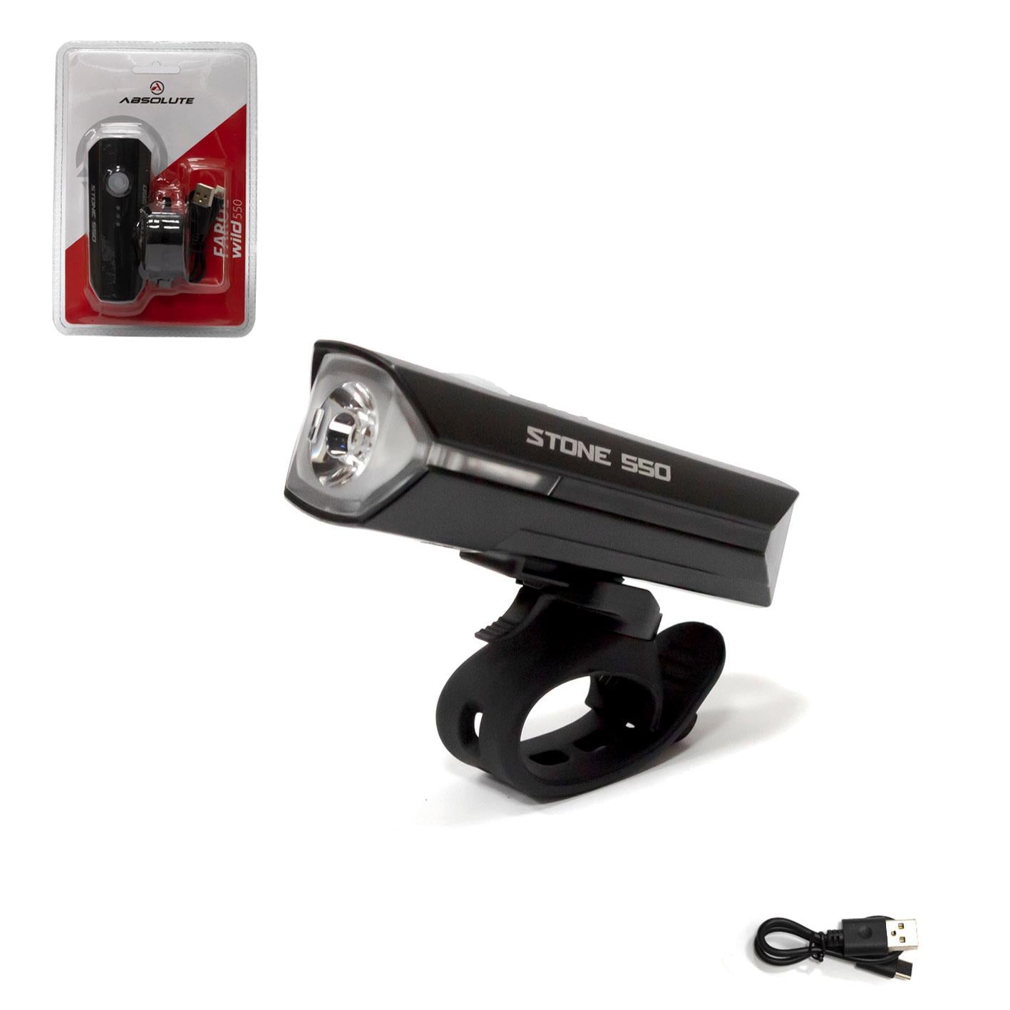 Farol para Bicicleta Absolute Wild 550