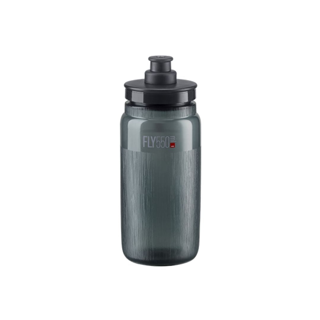 Garrafa Plástico Fly Tex Cinza Transparente - 550ml
