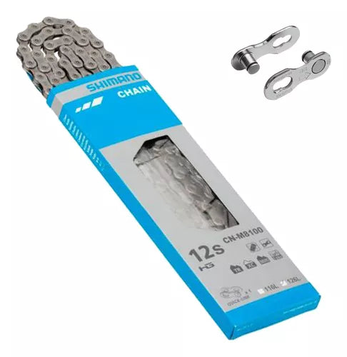 Corrente Shimano CN-M8100 126L 12V com Quick-Link