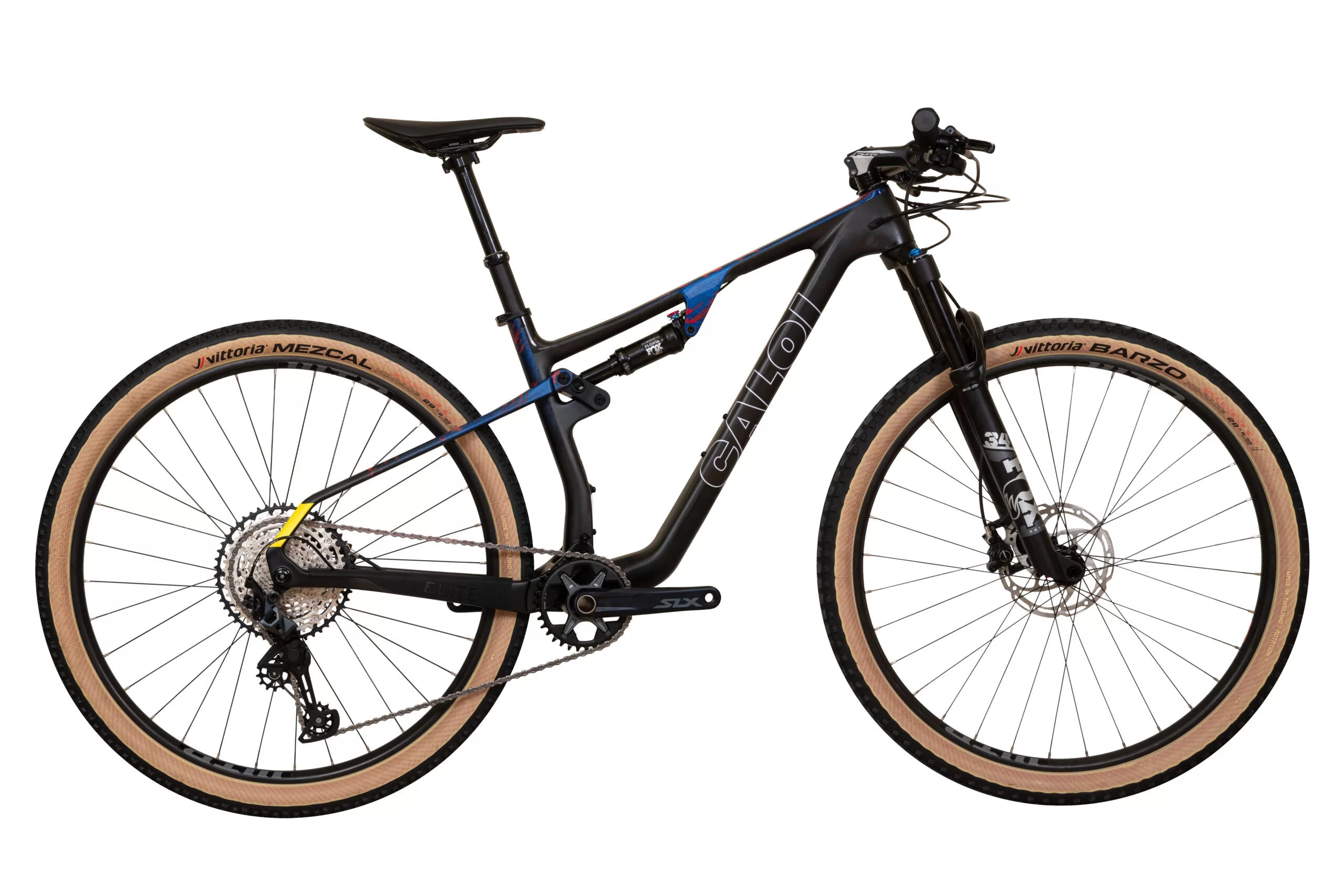 Bicicleta Caloi Elite Carbon FS Team Replica