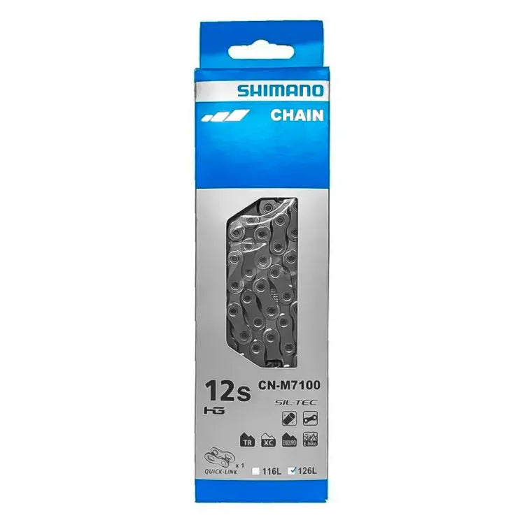 Corrente Shimano CN-M7100 12V 126 L com Quick Link