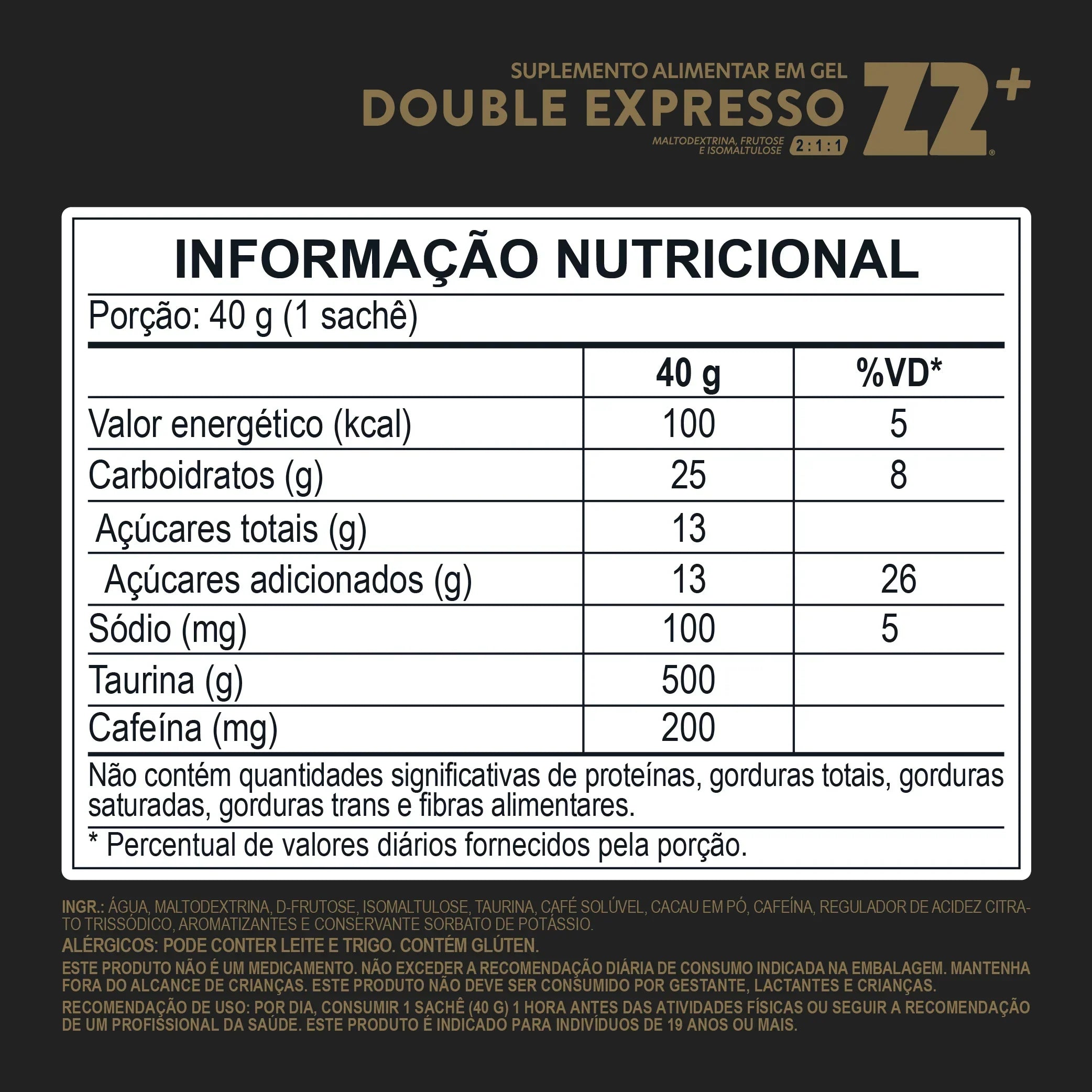 Energy Gel Z2 Double Expresso