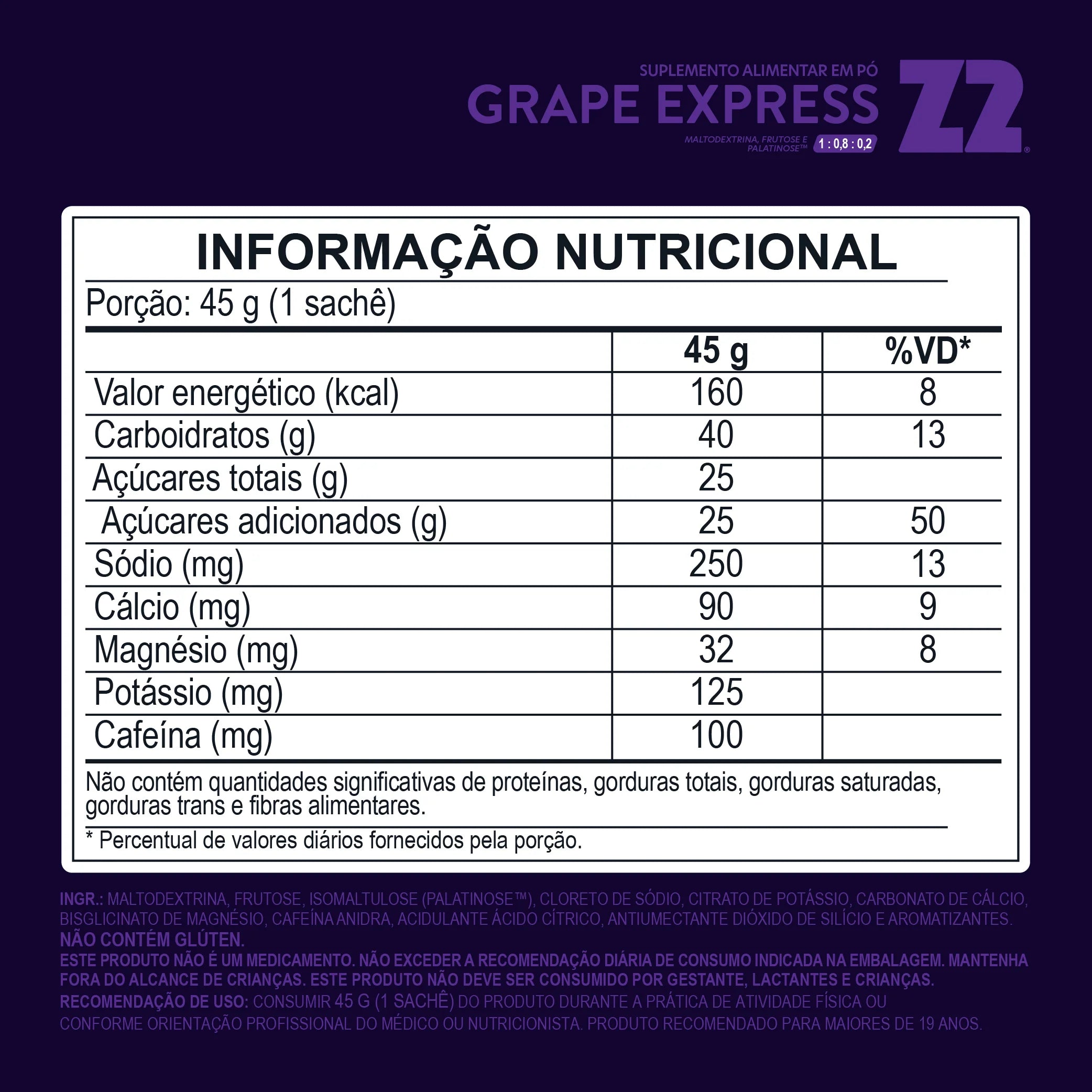 Intra-Treino Z2 Power Powder Grape Express